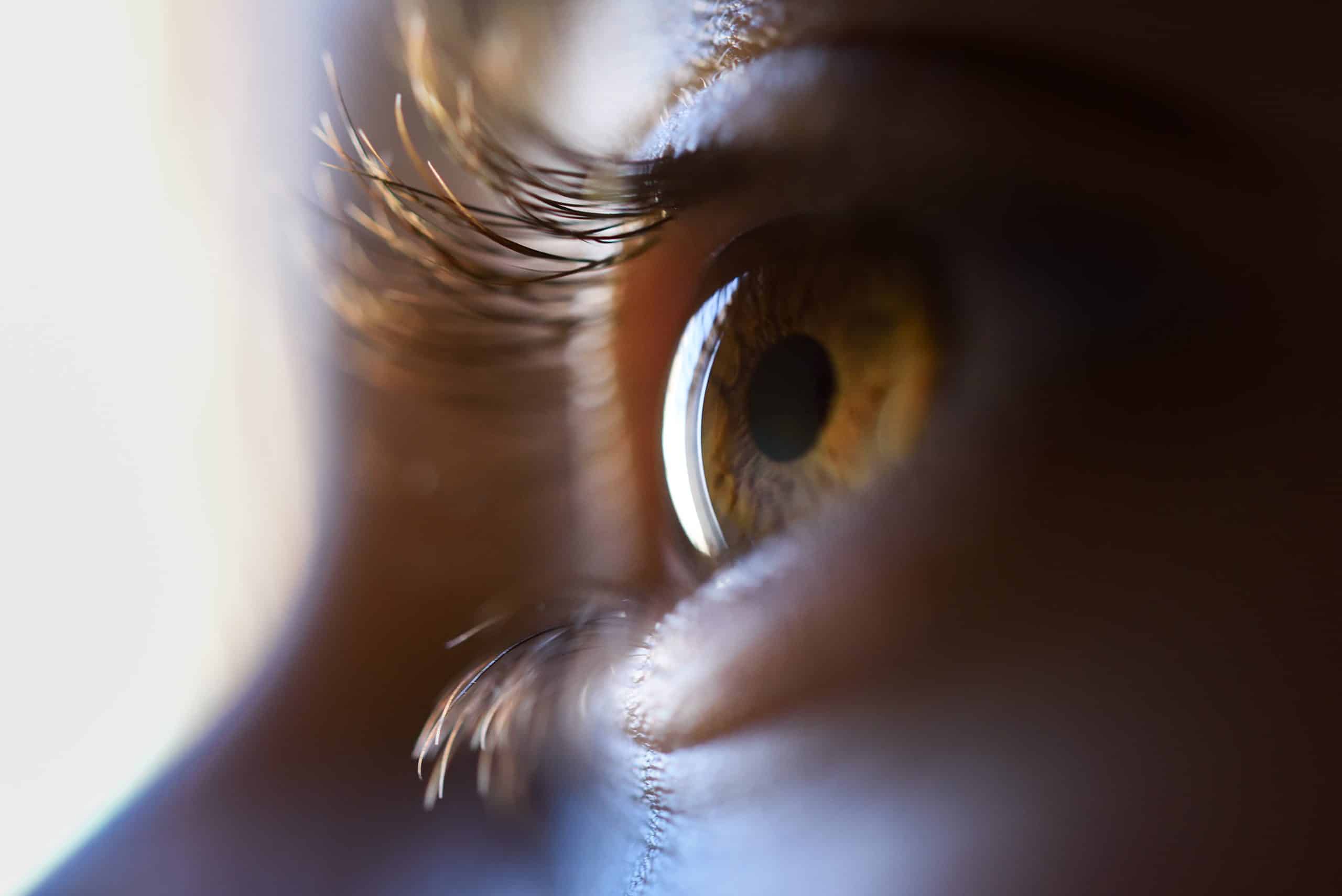 close up of a woman's eye, representing EMDR explained